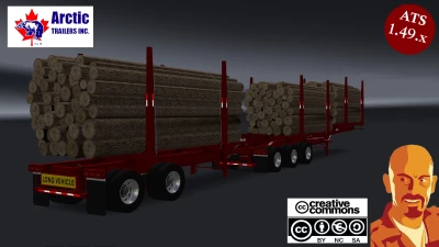 ARCTIC LOGS TRANSPORT TRAILERS ATS 1.49.x