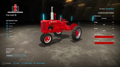 Farmall B v1.0.0.0