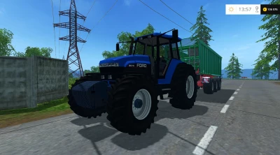 FORD 8970 NEW 4WD BLUE CABINE V2.0