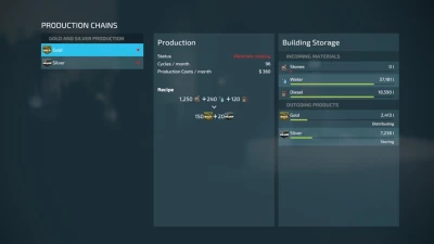 Gold and Silver Production v1.0.0.0