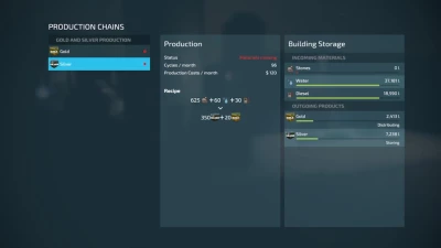 Gold and Silver Production v1.0.0.0