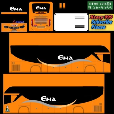Hino Ak1J Capsul Body Bus Mod with Bd Skin 1.27 & 1.28