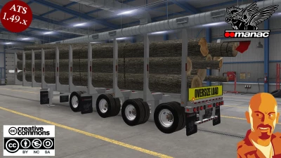 MANAC LOGS TRANSPORT TRAILERS ATS 1.49.x