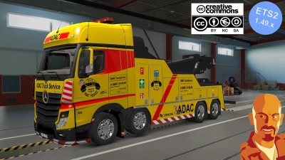 MERCEDES-BENZ ACTROS MPIV CRANETRUCK ETS2 1.49.x