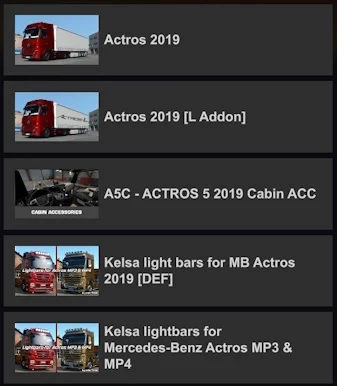 Mercedes Benz New Actros 2019 Hotfix v2.0 1.49