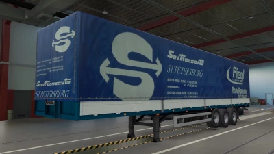 Semi-trailer MAZ-9758 v2.0 for ETS2 1.49.x