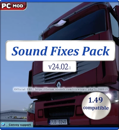 ETS2 Sound Fixes Pack v24.02.1