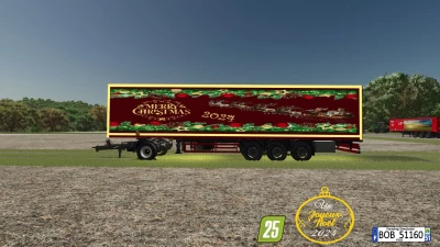 Merry Christmas Happy New Year Semi Trailer v1.0.0.0