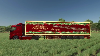 Merry Christmas Happy New Year Semi Trailer v1.0.0.0