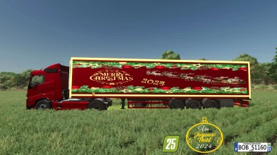 Merry Christmas Happy New Year Semi Trailer v1.0.0.0