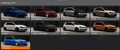 Volkswagen Golf MK7 R, GTI, APR, Widebody 0.33.x