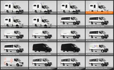 2020 MERCEDES-BENZ SPRINTER 50+ Config v1.0