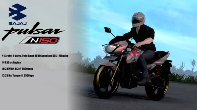 [ATS] Motorcycle Bajaj Pulsar 150 DTSi v1.0 1.49.x