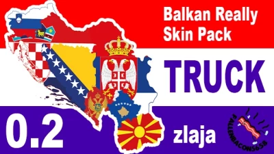 Balkan Skin Pack TRUCK  by zlaja v0.2