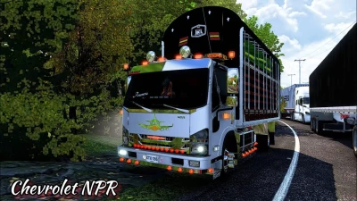 Chevrolet NPR 2018 Truck + Interior v2.0 1.49.x