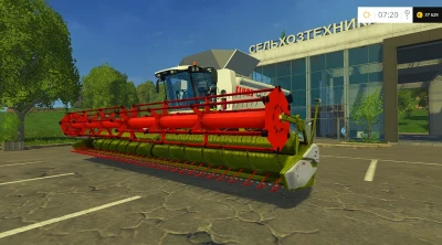 CLAAS LEXION 600 NEW GREEN WHITE GERMAN V1.0