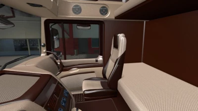 DAF XF 105 Beige Brown Interior v1.0