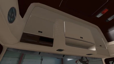 DAF XF 105 Beige Brown Interior v1.0