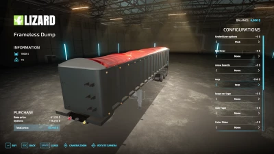 East Frameless End Dump v2.0.0.0