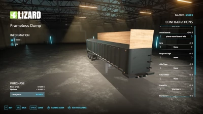 East Frameless End Dump v2.0.0.0