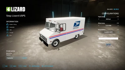 Lizard USPS Truck v1.1.0.0