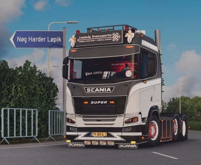 Ludwig Scania R590 Lowcab+Trailer v1.49