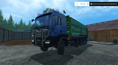 MAN TGS 10X8 SPREADER TRUCK TUZ NEW MULTICOLOR V1.1