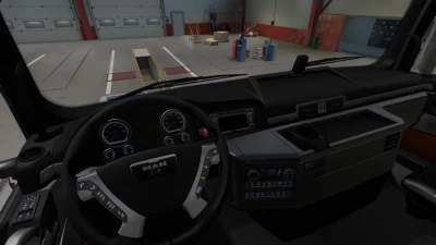 MAN TGX Black Interior v1.0