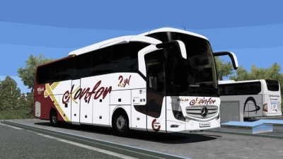 Mercedes Benz Travego 15 SHD Euro 6 Konfor Turizm Kurumsal Skin v3.0