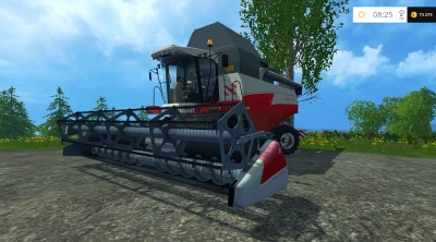 ROSTSELMASH VECTOR 590 PLUS NEW RED BLACK WHITE V1.2