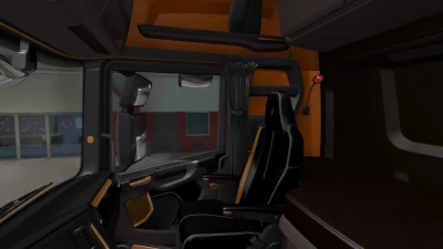 Scania 2016 Black Yellow Interior v1.0