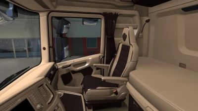 Scania 2016 S & R Beige Brown Interior v1.0