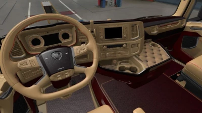 Scania 2016 S & R Bordo Beige Interior v1.0
