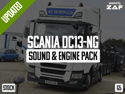 Scania DC13-NG Sound & Engine Pack v1.1 1.49