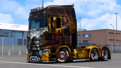 Scania Pirate Woman Skin UPDATE 1.49
