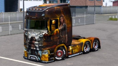 Scania Pirate Woman Skin UPDATE 1.49