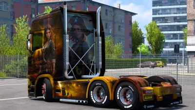 Scania Pirate Woman Skin UPDATE 1.49