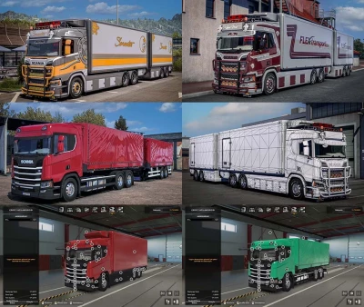 Scania R580 + Trailer Megamod 1.49