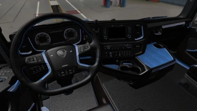 Scania S Black and Blue Interior v1.0