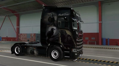 Scania S NG Black Crow Airbrush Skin v1.0