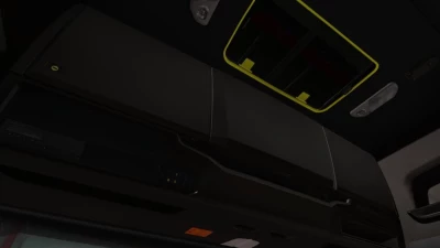 Scania S & R 2016 Lux Black Yellow Interior v1.0