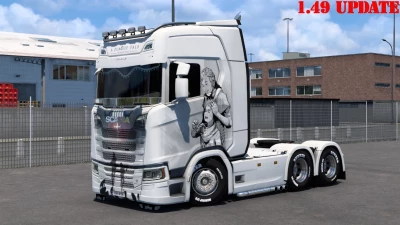 Scania Woman Skin 03 1.49 UPDATE v1.0