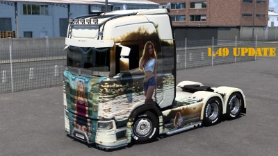 Scania Woman Skin 03 UPDATE 1.49