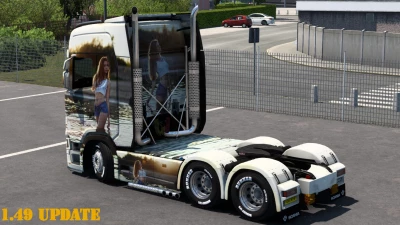 Scania Woman Skin 03 UPDATE 1.49