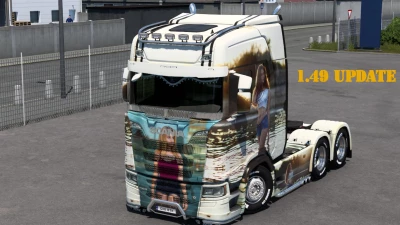 Scania Woman Skin 03 UPDATE 1.49