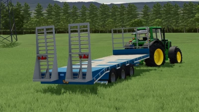 Stewart Low Loader Bale Trailer Flatbed v1.0.0.0