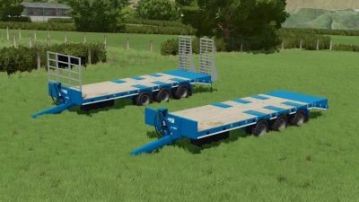 Stewart Low Loader Bale Trailer Flatbed v1.0.0.0