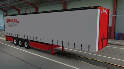 VOGELZANG CURTAIN TRAILER WEEDA TRANSPORT v13.1