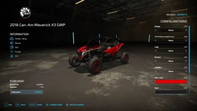 2018 Can-Am Maverick X3 v1.0.0.0