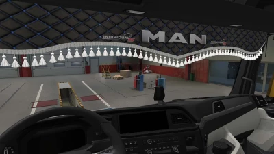 Animated Curtains Man TGX 2020 v1.49